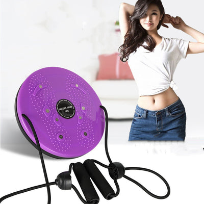 Magnetic Waist Twister Board with Foot Massager | Home Fitness & Slimming Exercise Disc