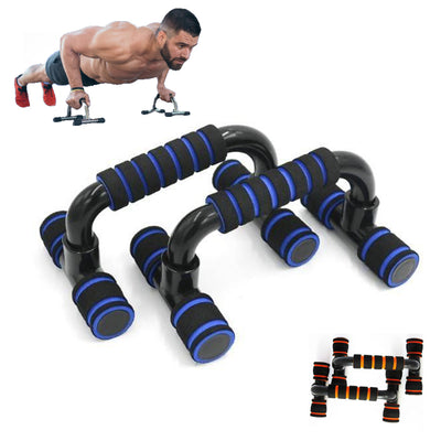 H-Shaped Push-Up Bars with Sponge Grip | Heavy-Duty Push-Up Stand for Home Gym