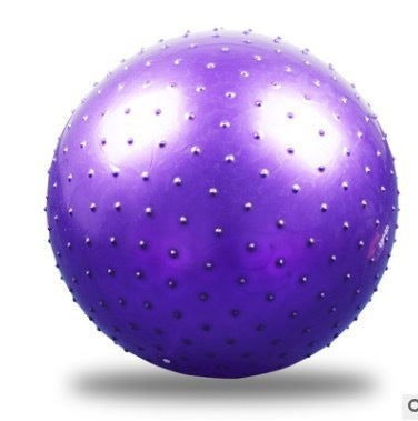 Yoga Fitness Inflatable Particle Exercise Fitness Ball | Anti-Burst PVC Balance Stability Ball for Full Body Toning Secondary image